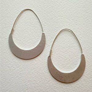Elegant Silver Hoop Earrings